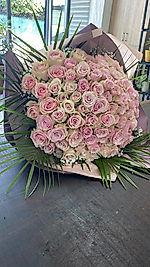 101 Adet Pembe Gül Buketi