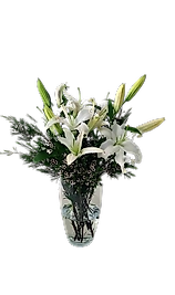 Vazoda Lilyum Çiçekleri