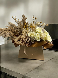 Naturel Beige Flowers